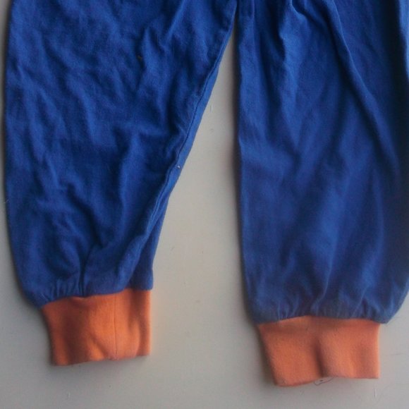 --- Blue Orange Soccer Theme Pajama Boy 3X - Picture 3 of 4